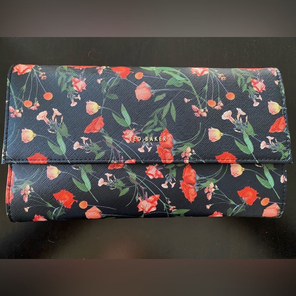 Ted Baker Floral Travel Wallet NWT